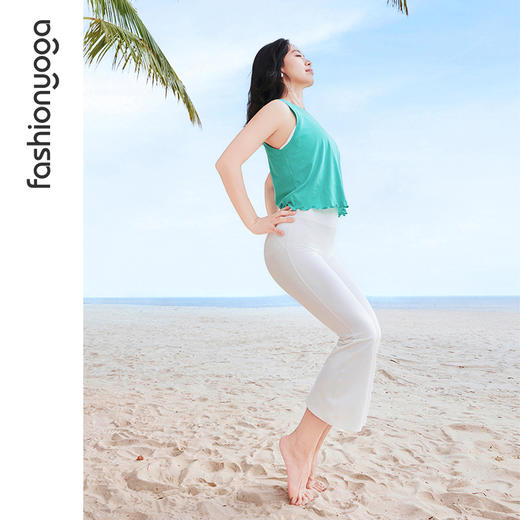 凡圣瑜伽木耳边背心F15234 商品图11