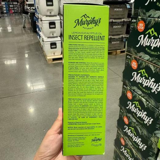 到手价185元 Murphy‘s Naturals天然柠檬桉树油驱蚊除蜱喷雾 118ml+2支*59ml  美国代购，无中文标签，介意慎拍 商品图1