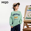 【MQD】小灯塔男大童秋季新品潮酷休闲卡通字母撞色跑步卫衣 商品缩略图0