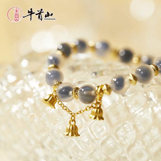 牛首山文创半糖玛瑙手串女款国风小众闺蜜饰品送女友节日礼物 商品图4