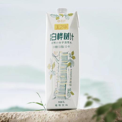 自营（山蒙海时）-嘉桦脱糖白桦树汁1L*6瓶整箱 商品图1