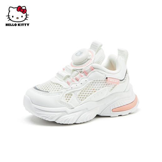 hellokitty童鞋女童运动鞋夏季儿童网鞋透气旋转扣跑鞋26-37 K4526862 商品图0