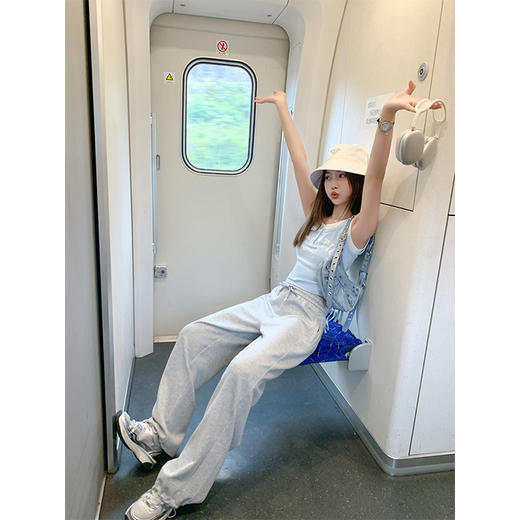 <曾小咸推荐>4.7现货秒杀 ！微信超特价！韩系假两件印花背心 日常119.99 立减60 秒杀59.99！！ 商品图2