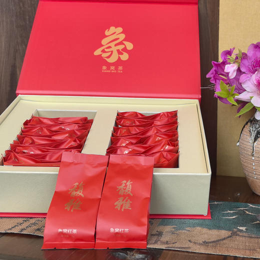 【2026春茶新品】象窝馥雅红茶礼盒装 120克/ 盒 象窝9号红茶 纯手工采摘 一芽二三叶 商品图4