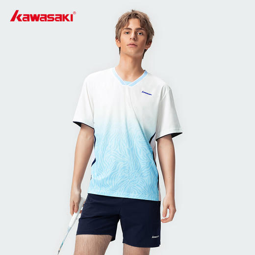 川崎 男女同款 运动短袖T恤 K1C02-C1005/K1C02-C2005 商品图1