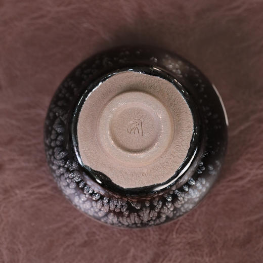 建盏阙梅娇黑牡丹香炉阁盏 商品图2