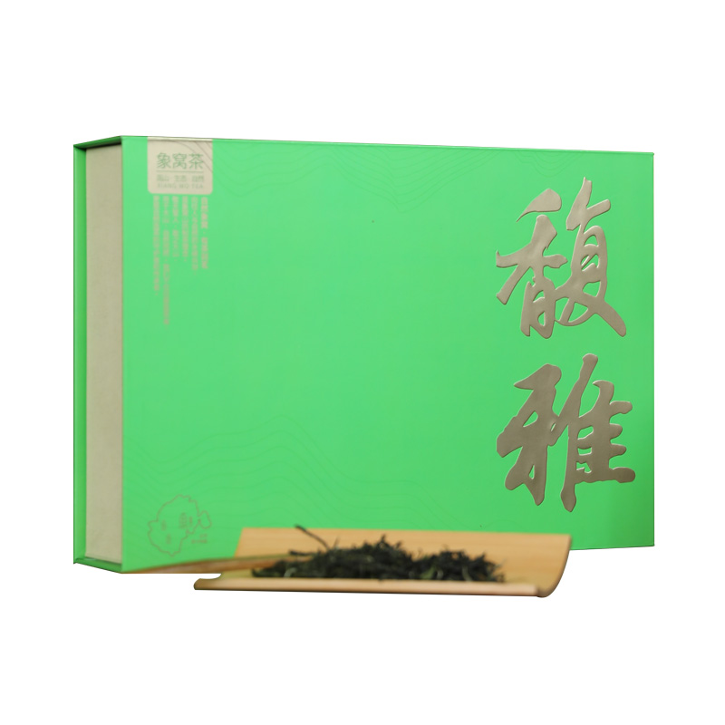 【2026春茶新品】象窝馥雅绿茶礼盒装 120克/盒 象窝9号绿茶 纯手工采摘一芽二三叶