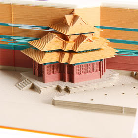 【故宫天坛立体纸雕可撕便签】 角楼祈年殿太和殿御花园春秋纸志便签