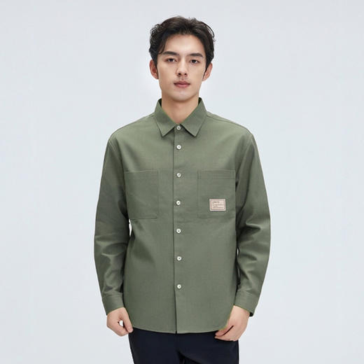 【扛皱易打理】25早春男士休闲衬衫时尚百搭通勤必备 商品图2