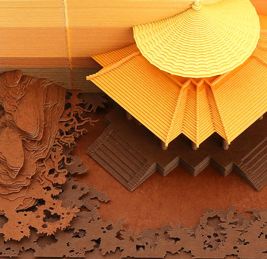 【故宫天坛立体纸雕可撕便签】 角楼祈年殿太和殿御花园春秋纸志便签 商品图13