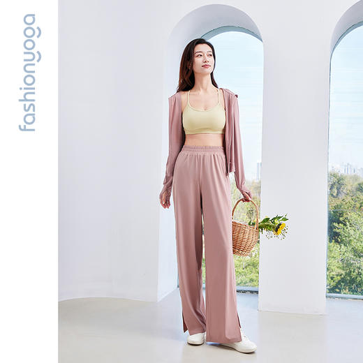 凡圣瑜伽轻薄防晒长裤F15917 商品图11