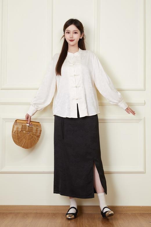 Le Malene 新中式国风提花衬衫半裙套装 20144 商品图1