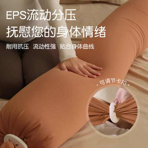 【品牌自营】孕味十足孕妇枕睡觉侧卧抱枕头护腰侧睡托腹长条靠垫枕颗粒状孕期 商品图5