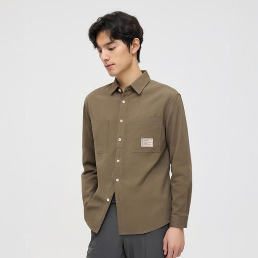 【扛皱易打理】25早春男士休闲衬衫时尚百搭通勤必备 商品图1