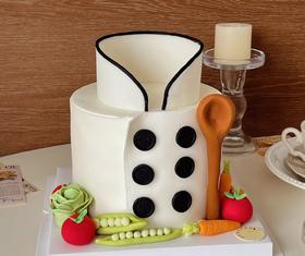 【臻品系列】--提前一天预定【食神】送男士、厨师职业生日蛋糕