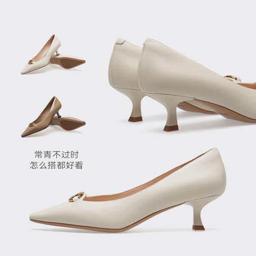 星期六气质通勤百搭细跟单鞋SSD1111160 商品图12