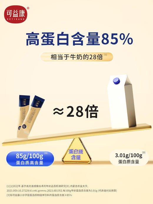 可益康小分子肽蛋白质粉固体饮料 两大专利蛋白  高效吸收 3重植物蛋白  6克*5 商品图3