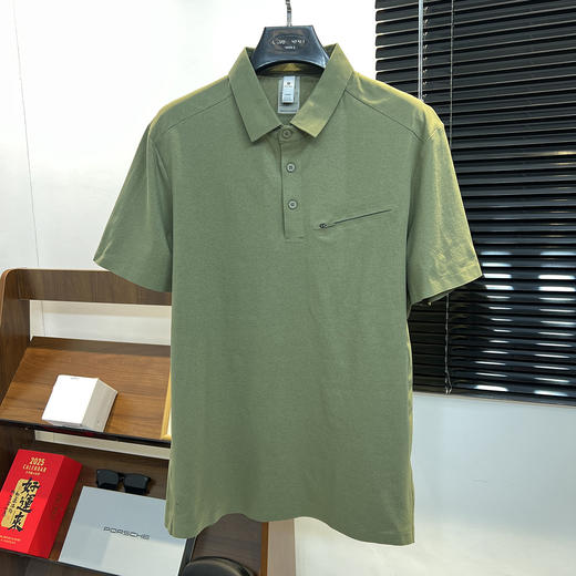 柜990！2025新款速干吸湿凉感夏季新品户外休闲翻领短袖POLO衫男款！ 商品图3