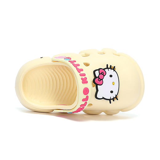 HelloKitty拖鞋女童家居包头洞洞鞋夏季儿童室内软底凉拖20-34 K1825509 商品图3