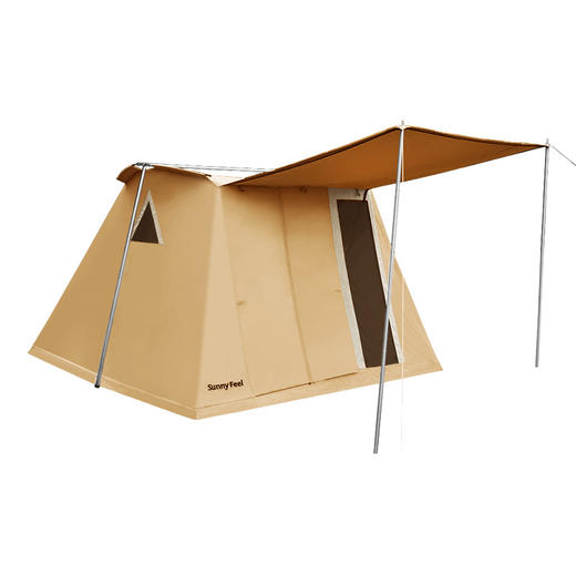 SunnyFeel户外露营春日帐篷野营超大春帐棉布5人帐篷遮阳天幕防雨 商品图3
