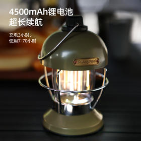SunnyFeel山扉LED多功能户外灯野营灯_USB充电手提复古露营氛围灯