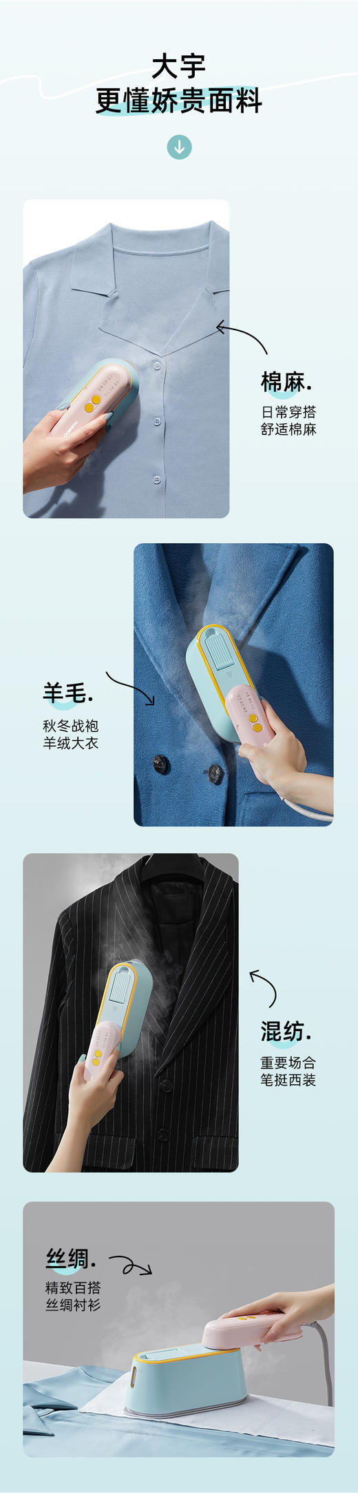 大宇手持蒸汽电熨斗HI-029PRO 商品图2