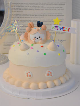 可爱奶龙宝宝 - 千层生日蛋糕