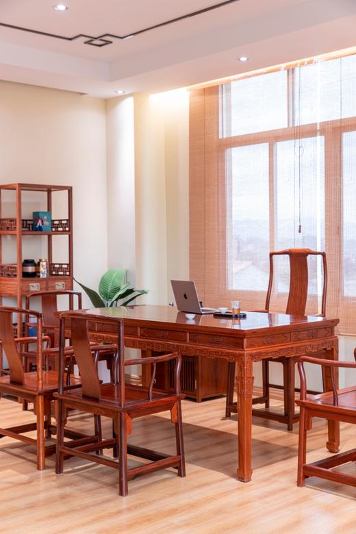 红桥红  家具严选  缅甸花梨（大果紫檀）/大红酸枝【茶室搭配】 商品图0