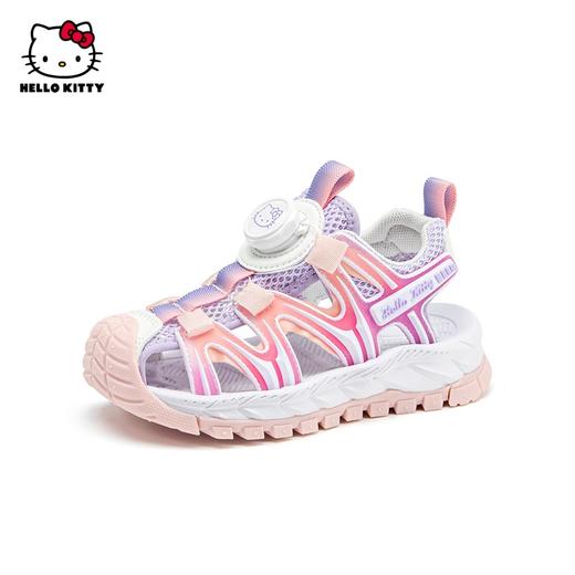 HelloKitty童鞋女童包头凉鞋夏季儿童大童沙滩鞋防滑26-35 K4526861 商品图3