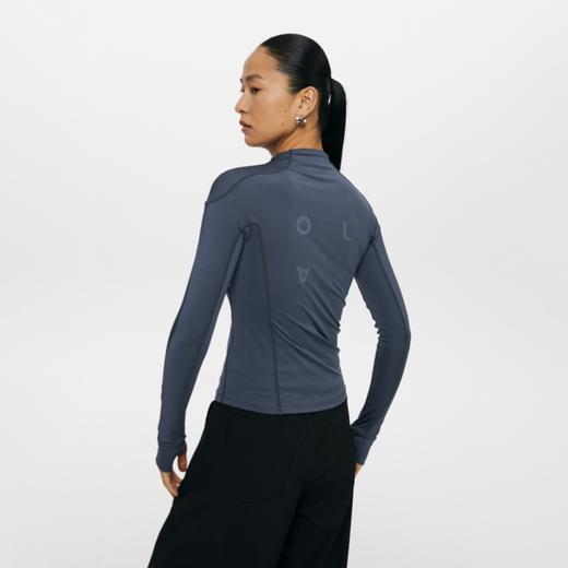 oneup运动防晒侧拉链长袖T恤 商品图2