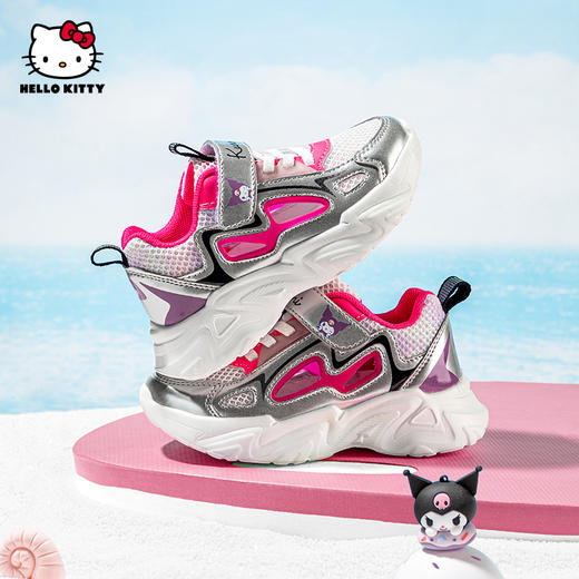 hellokitty童鞋女童透气运动鞋春季女孩老爹鞋儿童鞋26-35 KU5526805 商品图2