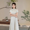 2025新款新中式年轻款少女小清新夏季日常通勤复古国风旗袍GSJ9389 商品缩略图2