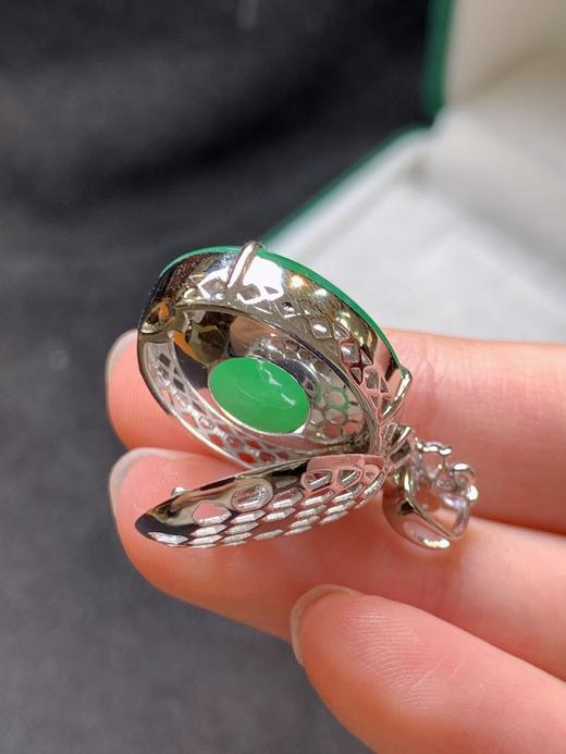 蛋面翡翠吊坠 商品图4