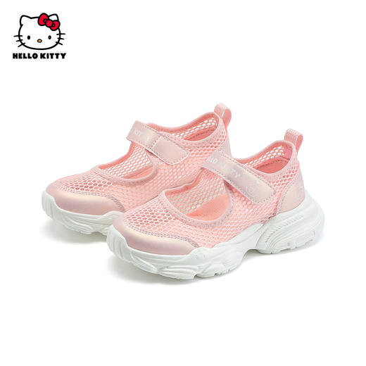 hellokitty童鞋女童鞋子夏季儿童透气网眼鞋女孩玛丽珍鞋28-37 K5526849 商品图1