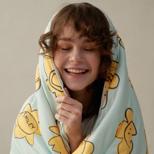 【云优选】SMILEY COOL粉红笑脸冷感被夏凉被清爽透气亲肤夏凉被空调被双人薄款可机洗 商品图5