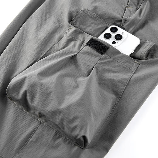 【登山裤】【DNY】大依优型大码速干裤登山裤直筒休闲运动弹力冰丝夏季长裤大号裤子加肥加大松紧腰宽松 商品图3