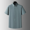 【DDA】大依优型大码短袖衬衫弹力翻领半袖衬衣商务休闲透气夏季上衣男士胖子 商品缩略图0