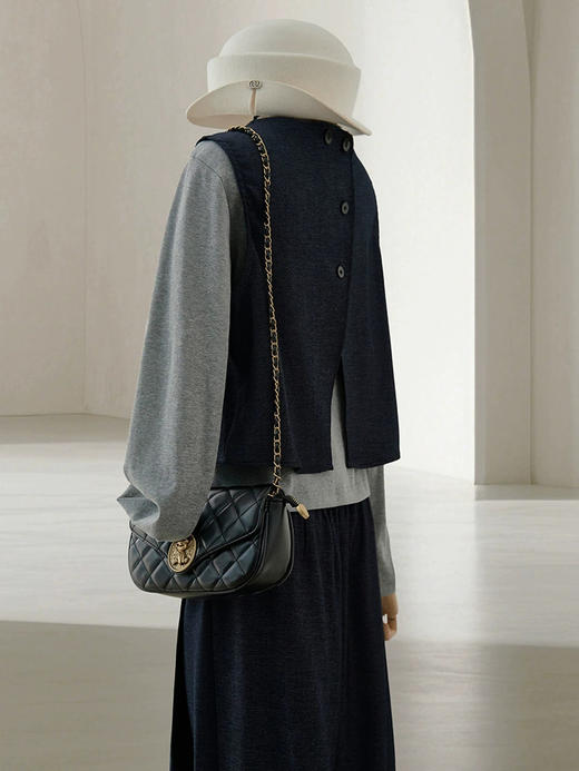 裁缝学苑AS450马甲长袖T恤阔腿裤三件套装纸样女装新款三件套版型图纸 商品图4