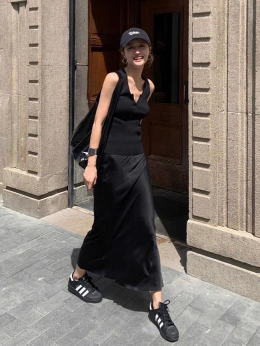 【全国包邮】高版本！缎面半身裙低饱和度的💯“干枯玫瑰粉色”直接疯狂打call，其他三个色系也🉐是高级百搭！ 商品图0