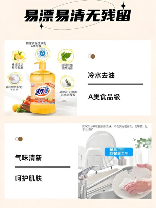 【亚欧超市】活力28透明柠檬洗洁精1.5kg/瓶 商品图1
