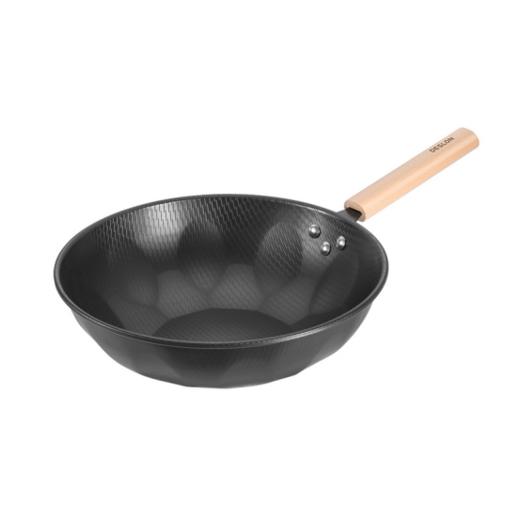 🉑紧急插队❗️低价清仓❗️跌破眼球❗️ 【德世朗无涂层锻造精铁炒锅DFS-C834💕】❗“聚财锅”30cm炒锅只要79💰元，卖完无补 商品图5