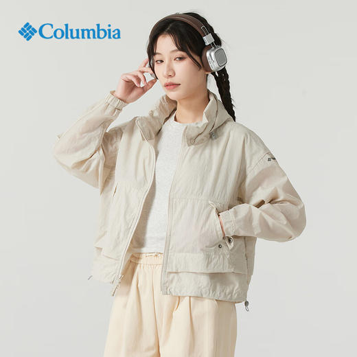哥伦比亚女式连帽拒水外套WR4004 商品图2