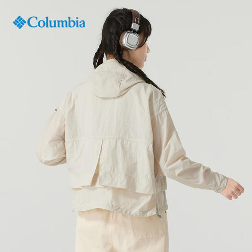哥伦比亚女式连帽拒水外套WR4004 商品图4