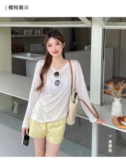 🔥【骆柒柒#A088天丝雪花空调衫】颜值顶天的天丝防晒衫❗❗宽松版型遮肉显瘦即是防晒衣🌈又是空调衫。 🥰高级天丝面料轻薄透气，低饱和度色系上身真的软糯温柔🤩 商品图2