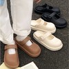【特价39元】春夏新品时尚简约百搭博肯凉拖鞋居家外穿女款纯色包头【WG25239】 商品缩略图0