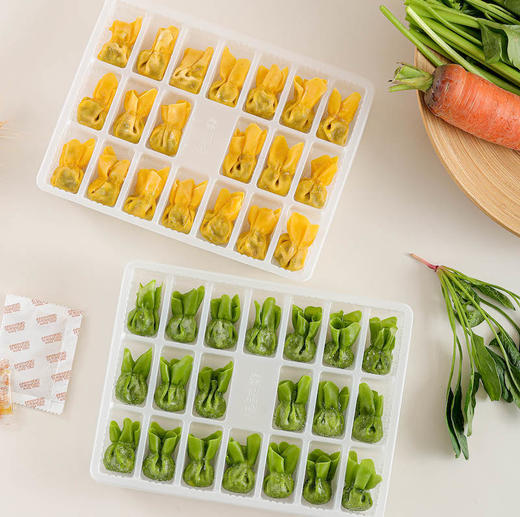 缤纷素捞小馄饨 （荠菜香菇鲜汤小馄饨&芹菜香干鲜汤小馄饨） 商品图6