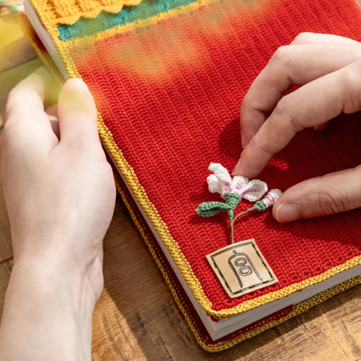 苏苏姐家花窗书衣手工DIY手编钩针毛线团蕾丝线自制材料包 商品图4