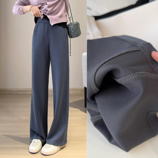 春夏大长腿莱赛尔极简报恩裤显瘦松紧腰窄腿长裤 商品图13