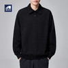 墨麦客男装纯色翻领卫衣男士2025春季新款麦穗格纹休闲上衣男潮 商品缩略图0