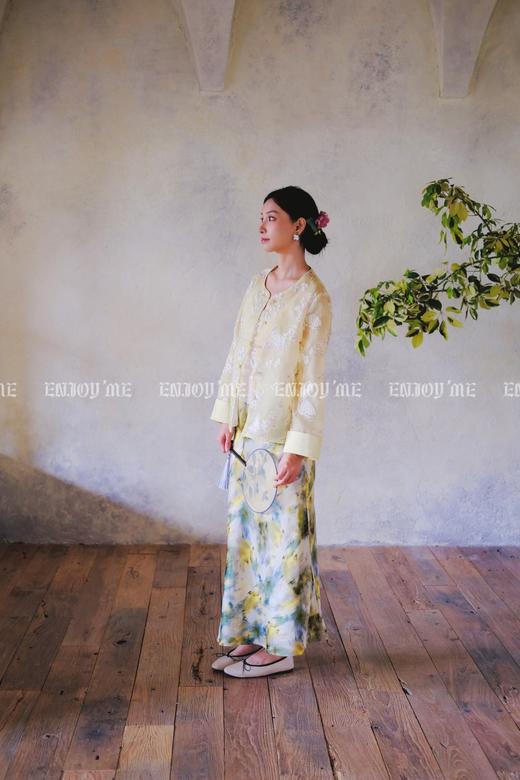 【门店同款】ENJOY夏季云敛-春光推盏花蝶共舞中式外套 162252518 商品图5